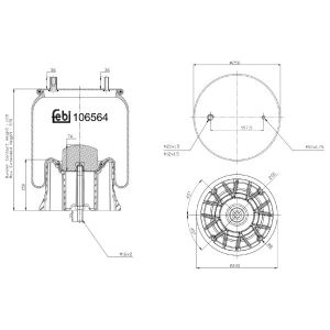 Luftfederbalg FEBI BILSTEIN 106564