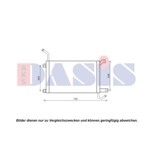 Raffreddatore motore AKS DASIS 370057N