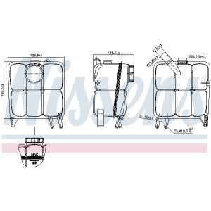 Depósito de compensación, refrigerante NISSENS 996138