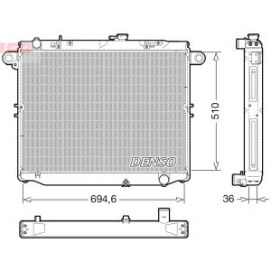 Arrefecedor do motor DENSO DRM50139