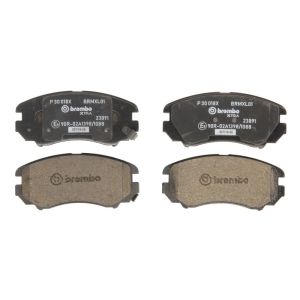 Conjunto de pastilhas de travão BREMBO Xtra P 30 018X, frente