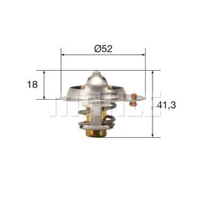 Thermostat, Kühlmittel MAHLE TX 85 82