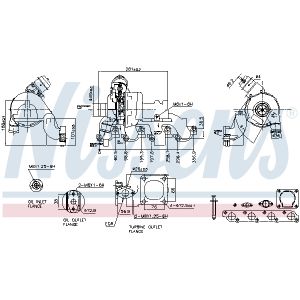 Supercharger, drukvulling NISSENS 93227