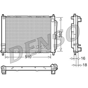 Condensator, airconditioning DENSO DRM23102