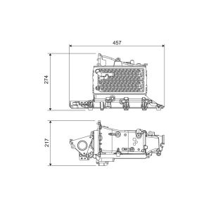 Raffreddatore dell'aria di aspirazione VALEO 818685