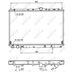 Jäähdytin, moottorin jäähdytys EASY FIT NRF 509518