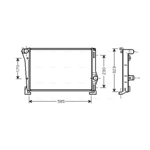 Arrefecedor do motor AVA COOLING FTA2279