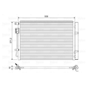 Condensatore, impianto di climatizzazione VALEO 822597