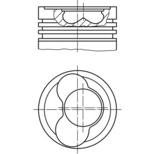 Pistão MAHLE 030 65 02