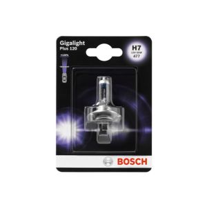 Hehkulamppu halogeeni BOSCH H7 Gigalight Plus 120% 12V, 55W