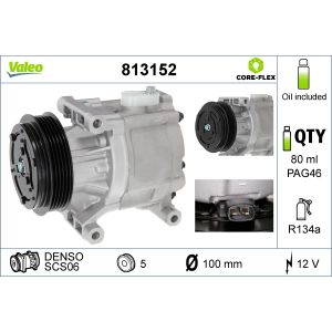 Compresseur de climatisation VALEO 813152