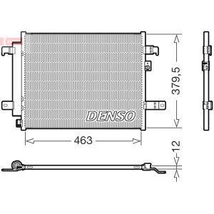 Condensador, ar condicionado DENSO DCN44020