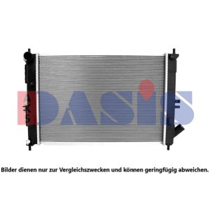 Radiador, arrefecimento do motor AKS DASIS 560149N