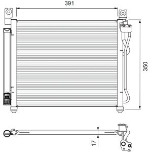 Condenseur (climatisation) VALEO 814299