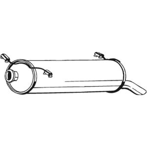 Endschalldämpfer BOSAL 135-657