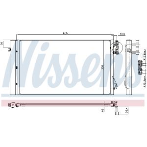 Condensatore, impianto di climatizzazione NISSENS 94873