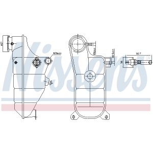 Depósito de compensación, refrigerante NISSENS 996364