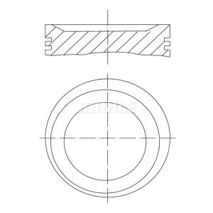 Mäntä MAHLE 011 75 01