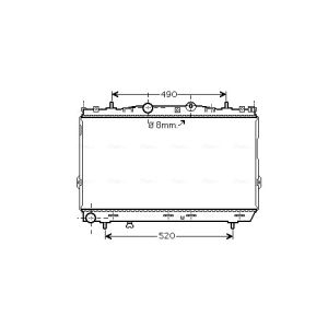 Arrefecedor do motor AVA COOLING HY2187