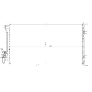 Kondensator, Klimaanlage EASY FIT NRF 350479