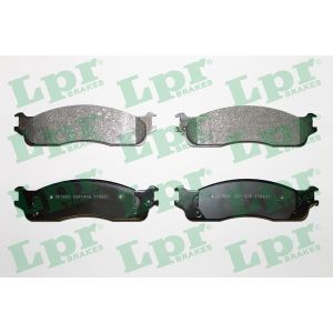 Set di pastiglie freno LPR 05P1478, fronte