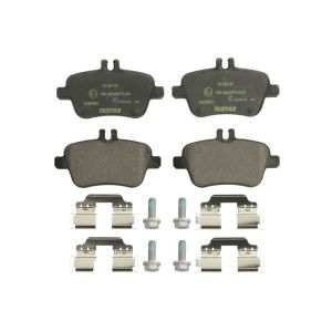Conjunto de pastilhas de travão TEXTAR 2484803, atrás