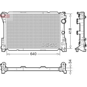 Arrefecedor do motor DENSO DRM17115