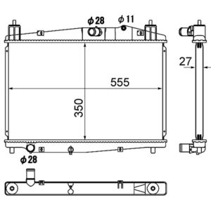 Arrefecedor do motor MAHLE CR 1887 000S