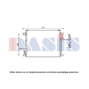 Kondensator, Klimaanlage AKS DASIS 072054N