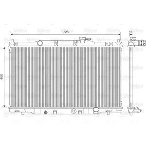 Radiateur moteur VALEO 734476