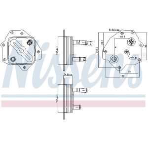 Ölkühler NISSENS NIS 91443