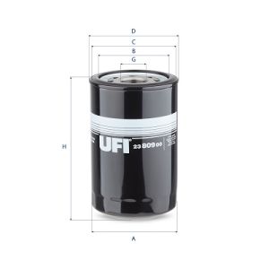 Filtro de óleo UFI 23.809.00