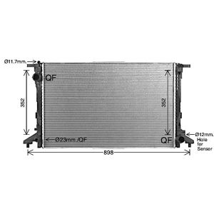 Arrefecedor do motor AVA COOLING AI2441