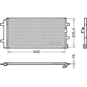 Kondensator, Klimaanlage DENSO DCN02041