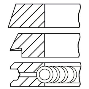 Kolbenringsatz GOETZE 08-701000-00