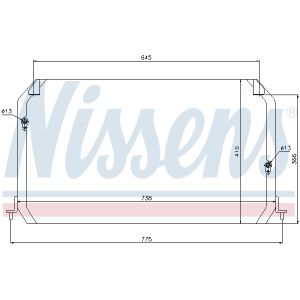 Condensatore, impianto di climatizzazione NISSENS NIS 94026