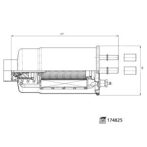 Filtro de combustível FEBI BILSTEIN 174825