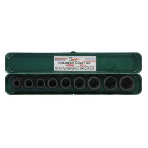 Conjunto de chaves de impacto HANS 1/2 polegadas 9 Peça 11-22 mm, hexagonal curto
