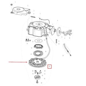 Element, startmotor PARSUN F8-05050005