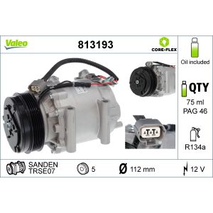 Kompressor för luftkonditionering VALEO 813193