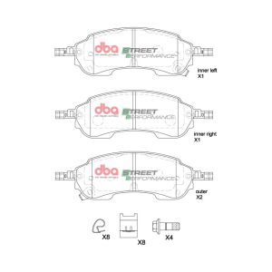 Patins de frein tuning DBA DB2388SP