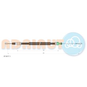 Tirette à câble, frein de stationnement ADRIAUTO AD07.0217.1
