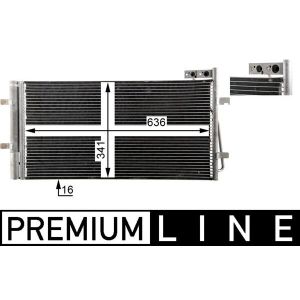A/C-kondensor MAHLE AC 42 000P