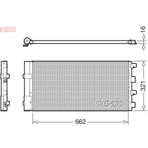Condensator, airconditioning DENSO DCN37003