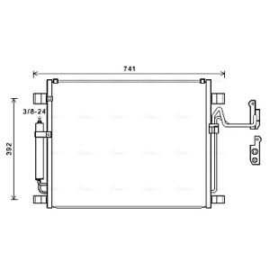 Condenseur (climatisation) AVA COOLING DN5398D