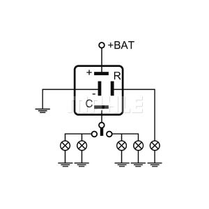 Relé intermitente MAHLE MFL 9