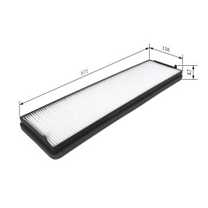 Innenraumfilter BOSCH 1 987 431 157