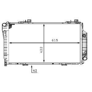 Kühler, Motorkühlung MAHLE CR 231 000S