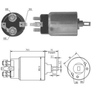 Interruttore solenoide, avviamento MEAT & DORIA 46022