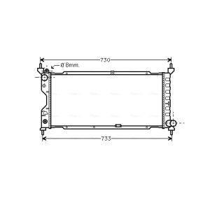 Arrefecedor do motor AVA COOLING OLA2185